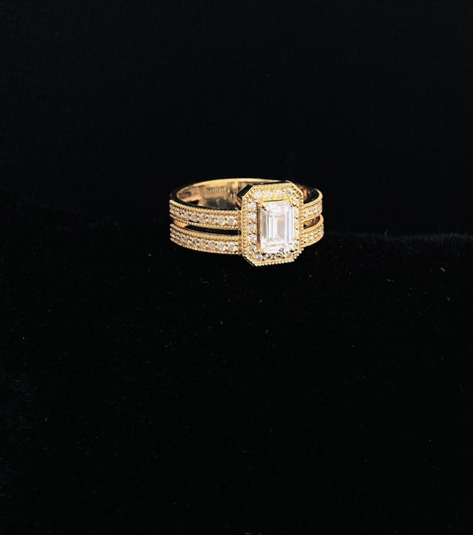 18k Gold Engagement Ring Approx 3.44