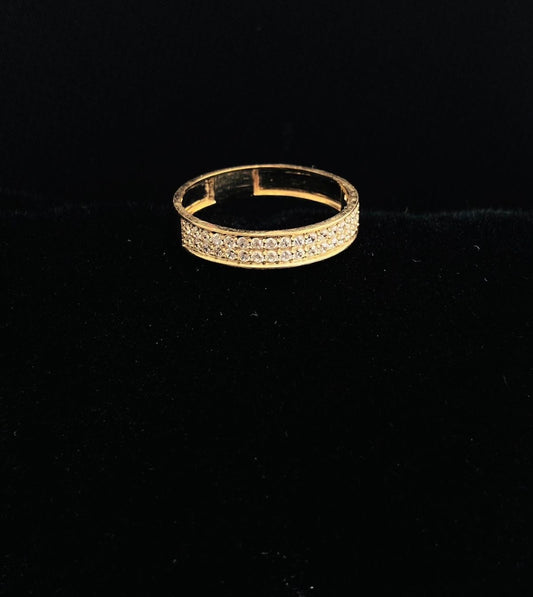 18k Gold Ring Band Approx. 1.96g