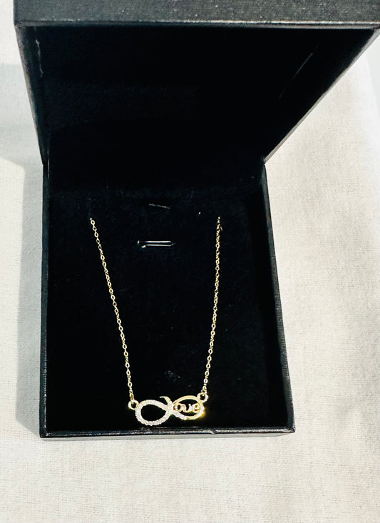 Infinity Love Shape Necklace