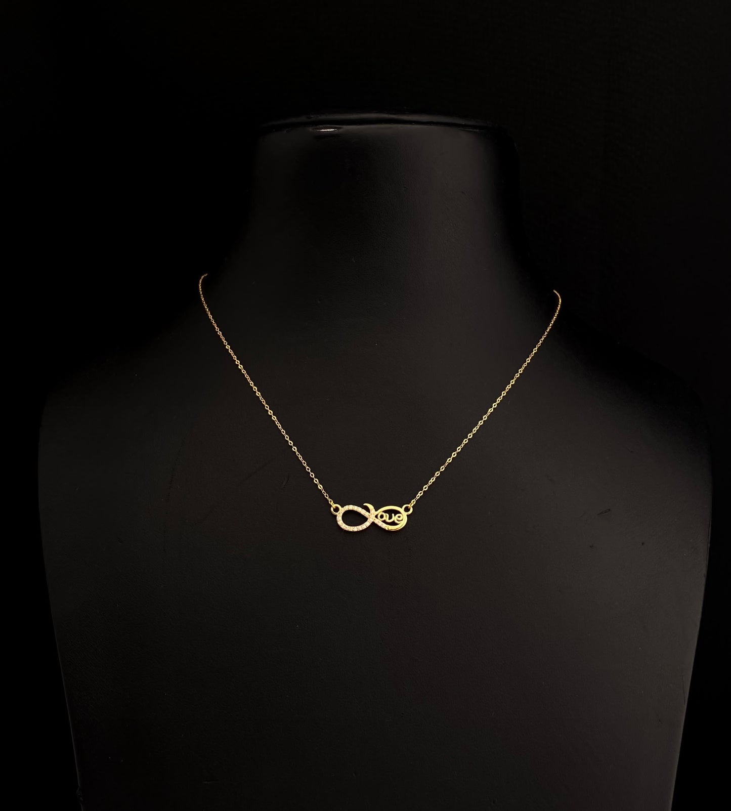 Infinity Love Shape Necklace