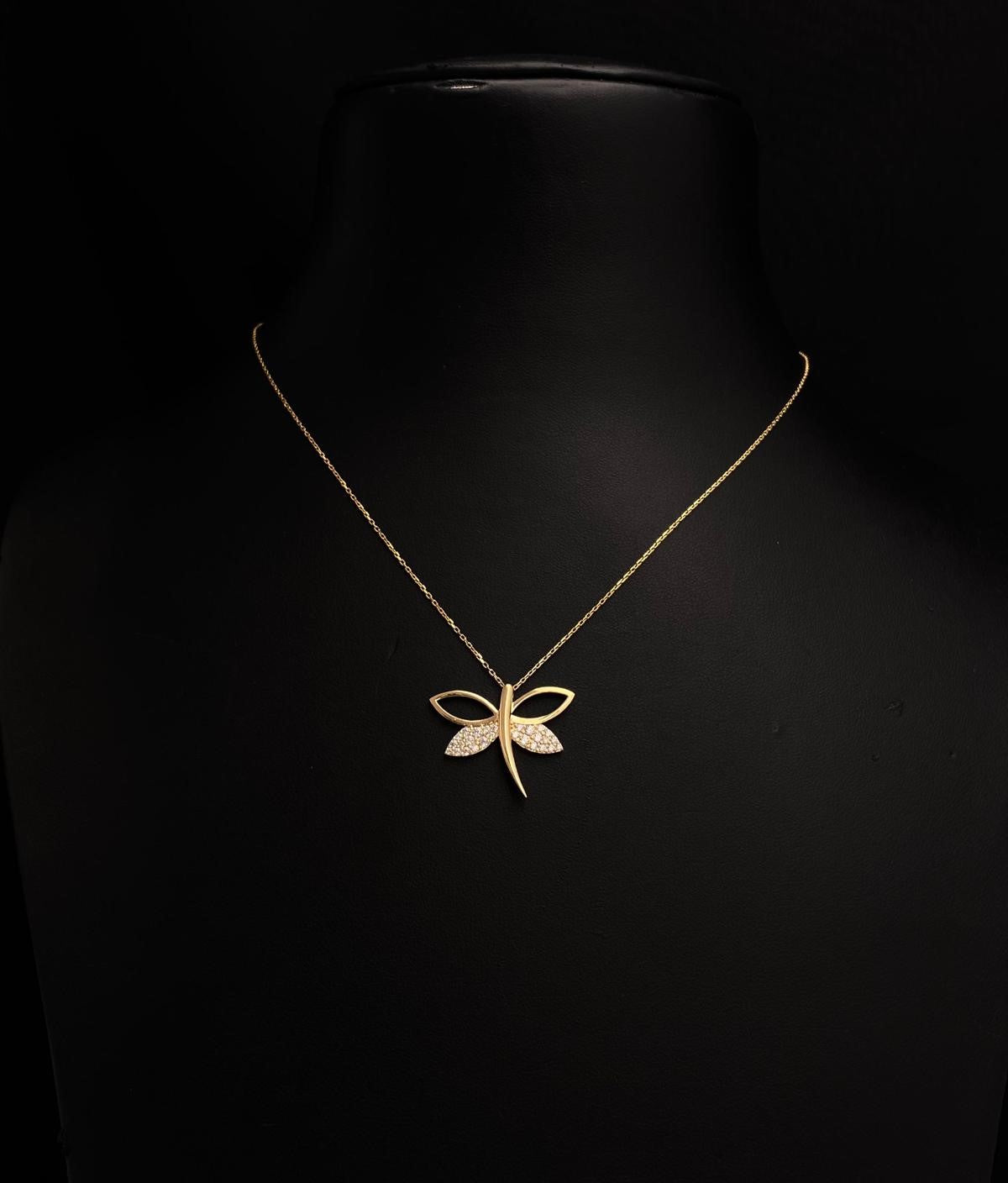 Butterfly Infinity Necklace